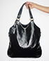 Tribute Tote, &pound;170, Handbags, Black, Patent Leather, Front view